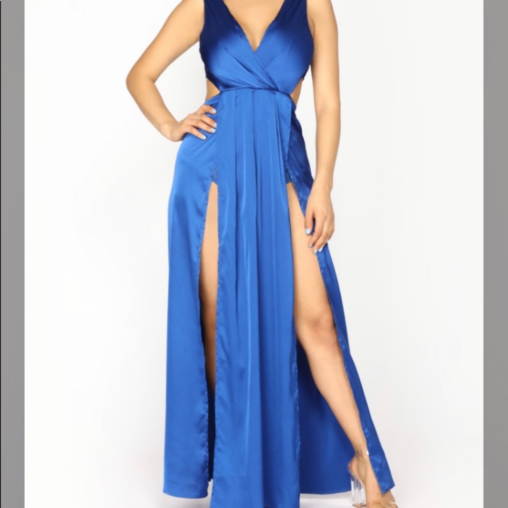 Brand New w/Tags | Blue Double High Cut Dress